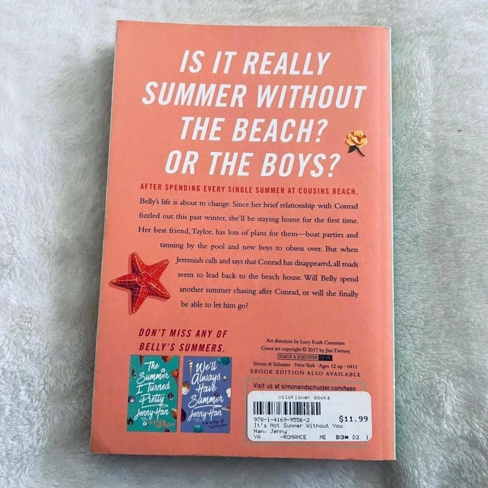 Its Not Summer Without You Jenny Han Paperback YA Romance Novel 9781416995562